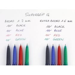 Długopis pilot super grip-g xb zielony
