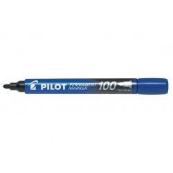 Marker permanentny pilot sca-100 niebieski okrągły