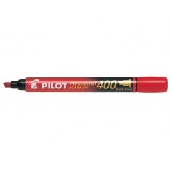 Marker permanentny pilot sca-400 czerwony ścięty