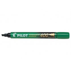 Marker permanentny pilot sca-400 zielony ścięty