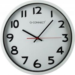 Zegar ścienny q-connect warsaw, 34 cm biały