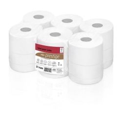 Papier toaletowy w roli jumbo wepa prestige 2-w celuloza biały 92*120m - 317680/12szt.