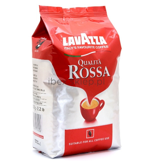 Kawa - lavazza rossa 1kg ziarnista - sklep papierniczy IBEX